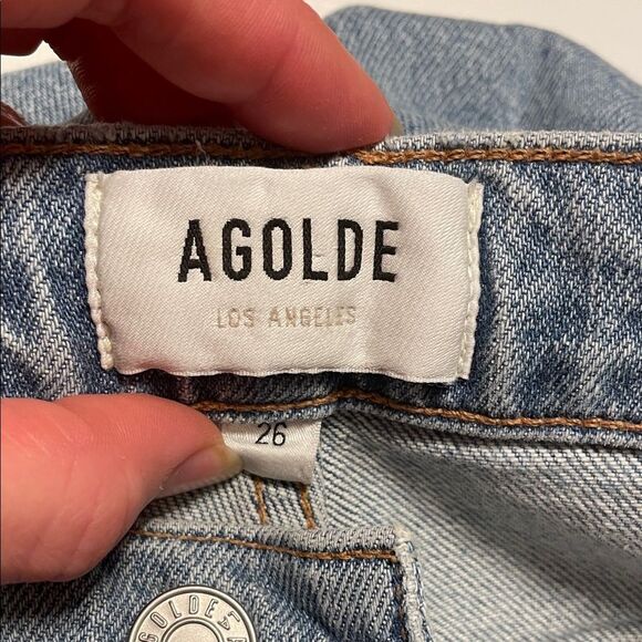 Agolde Ren Wide Leg High Waisted Jeans - Picture 6 of 10